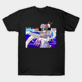 Anime Vaporwave Aesthetic Glitch Effect T-Shirt